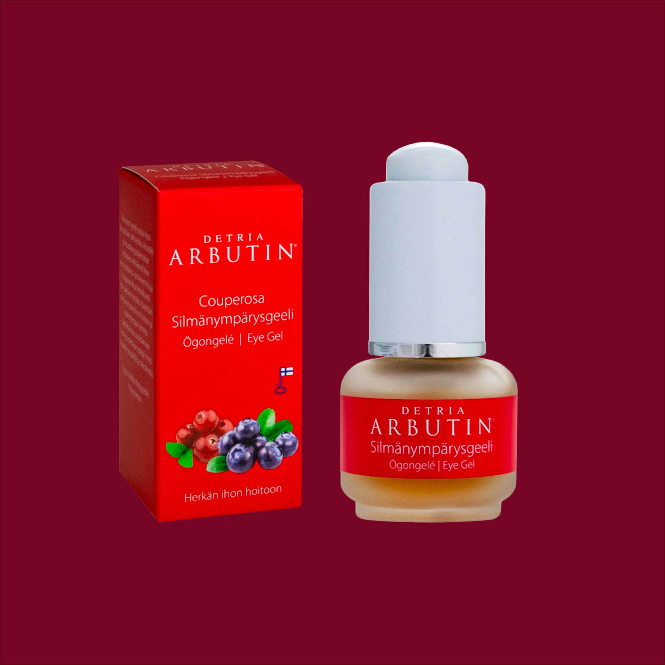 Detria Arbutin® Couperosa Silmänympärysgeeli 15 ml